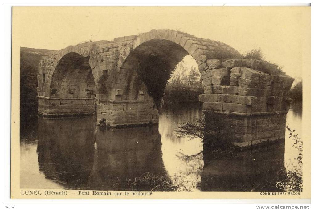 LUNEL - Pont Romain Sur La Vidourle. - Lunel