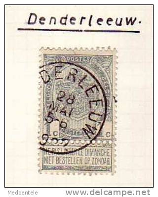 DENDERLEEUW 1C NIPA +125   *** +R+TTB**** - 1893-1907 Wappen