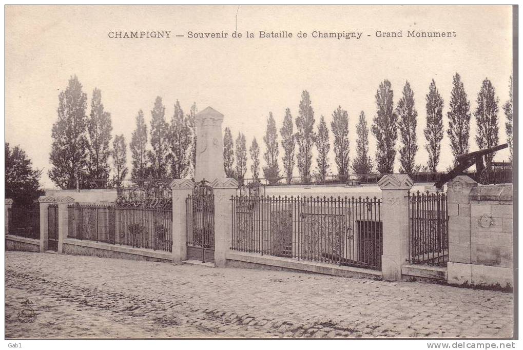 51 --- Champigny --- Souvenir De La Bataille De Champigny --- Grand Monument - Champigny