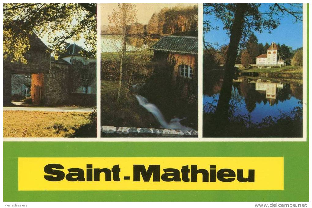 87 - SAINT MATHIEU - (Limousin) Château De Fonsoumagne - La Couade - Château De Séchère - Haute Vienne - Saint Mathieu