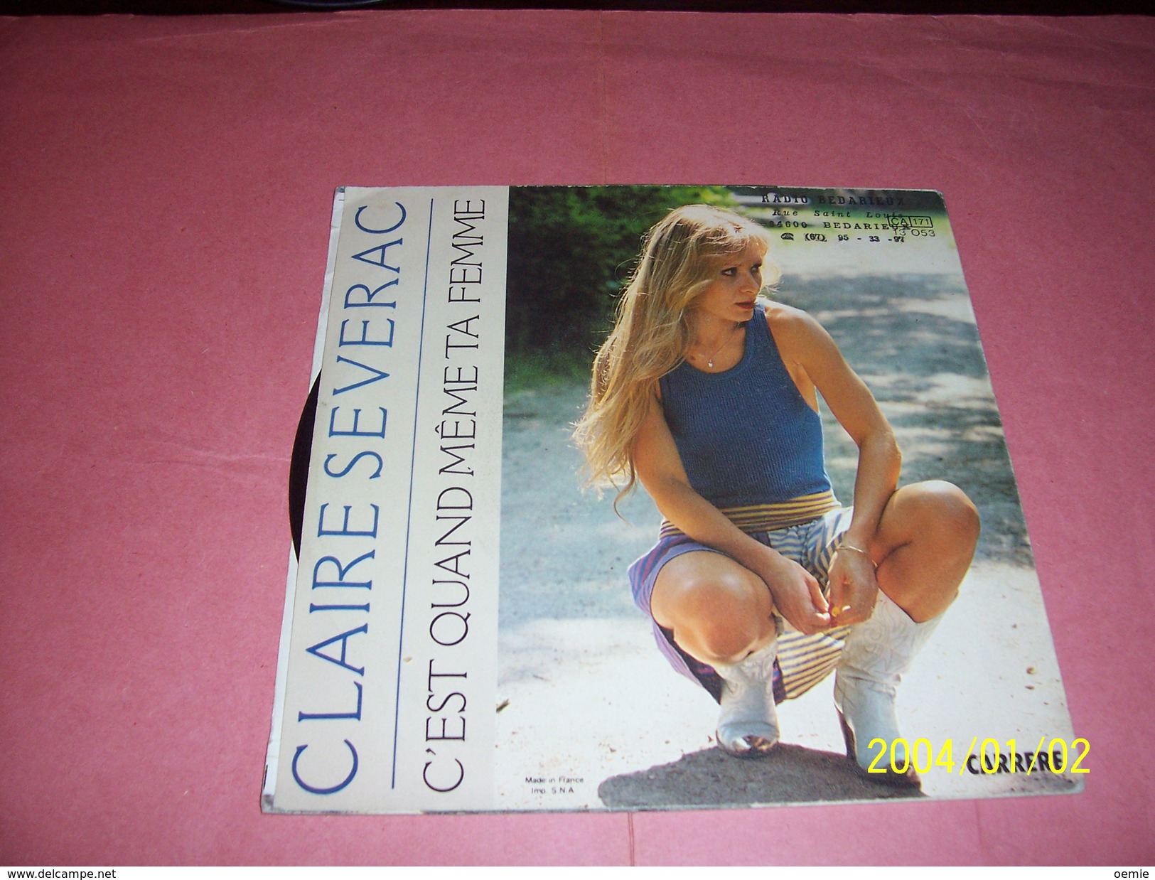 CLAIRE SEVERAC  °°  P   C'EST MA VIE - Complete Collections