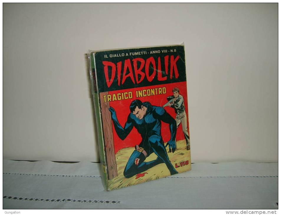 Diabolik (Astorina 1969) Anno VIII°  N. 8 - Diabolik