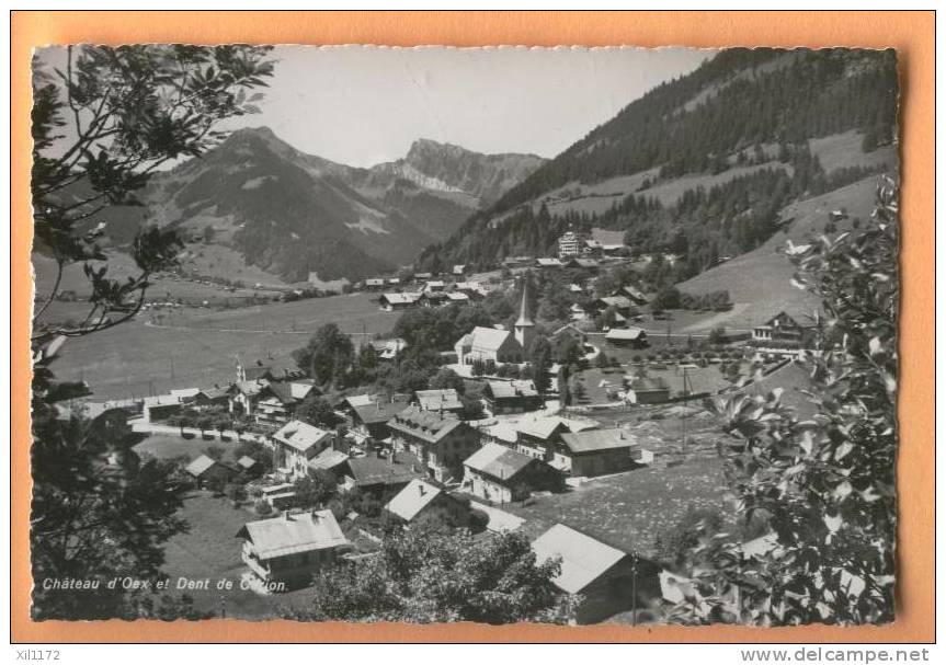 D674, Vaud, Château-d'Oex Et La Dent De Corjon. 1960 Vers Grandvaux. - Grandvaux