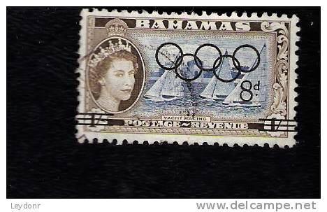 Bahamas - Yacht Racing - Surcharged With Olympic Rings - Tokyo Games 1964 - Scott # 202 - Bahamas (1973-...)