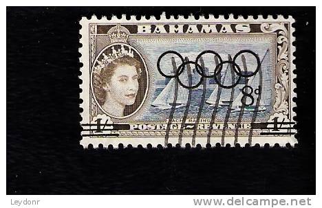 Bahamas - Yacht Racing - Surcharged With Olympic Rings - Tokyo Games 1964 - Scott # 202 - Bahamas (1973-...)