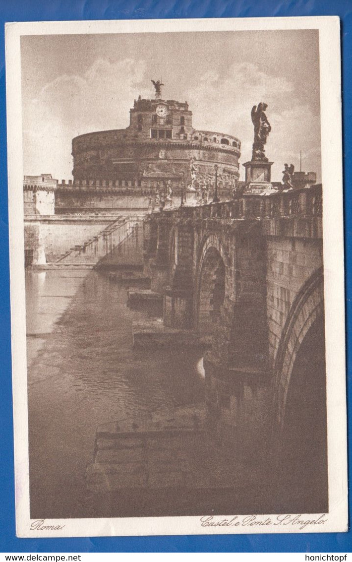 Italien; Roma; Castel E Ponte S. Angelo; Ca 1920 - Castel Sant'Angelo