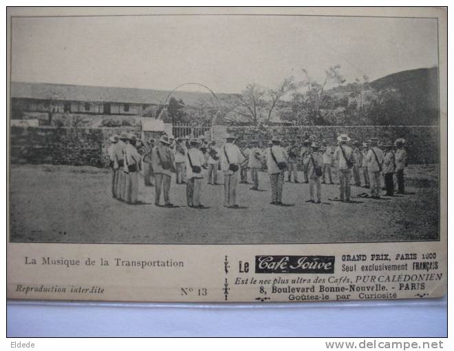 Caledonie  Musique De La Transportation Penal Colony Convict Bagne Pub Café Jouve Defauts - Nouvelle-Calédonie