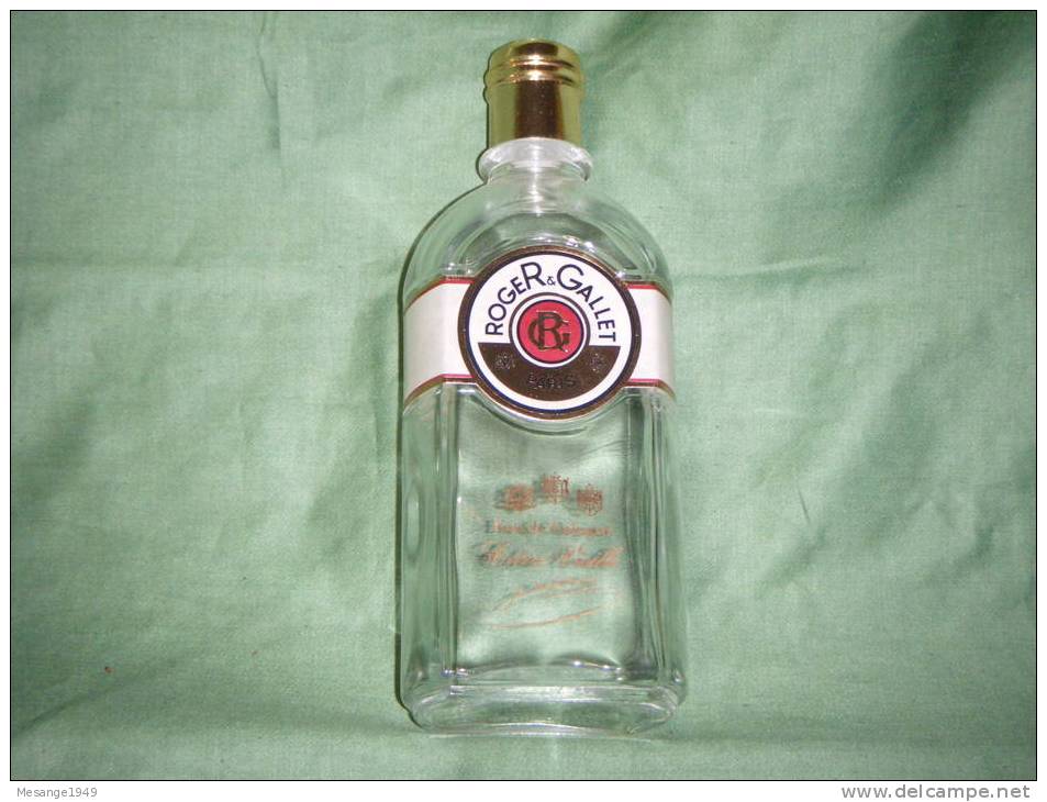 Flacon  -eau De Cologne-extra-vieille-jean Marie Farina-roger & Gallet- Hauteur 20 Cm - Bottles (empty)