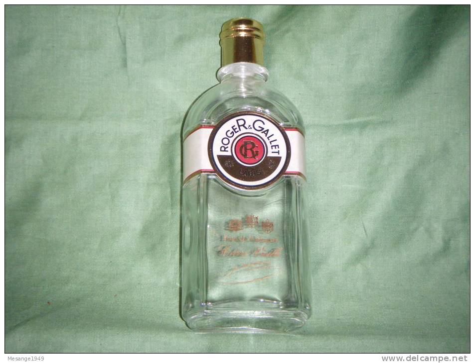 Flacon  -eau De Cologne-extra-vieille-jean Marie Farina-roger & Gallet- Hauteur 20 Cm - Flacons (vides)