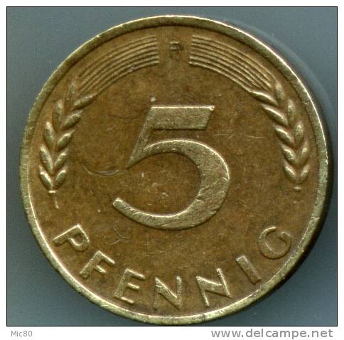 Allemagne 5 Pfennig 1970 F Ttb - 5 Pfennig