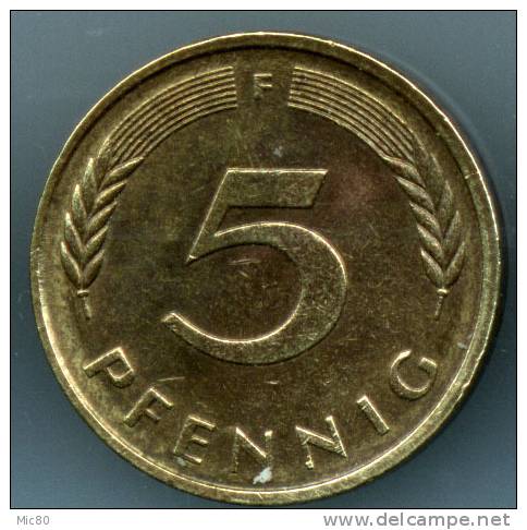 Allemagne 5 Pfennig 1979 F Ttb/sup - 5 Pfennig