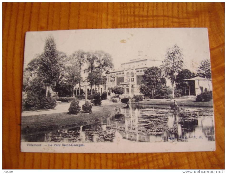 Tirlemont  - Le Parc Saint-Georges Cachet GENT 1907 - Tienen