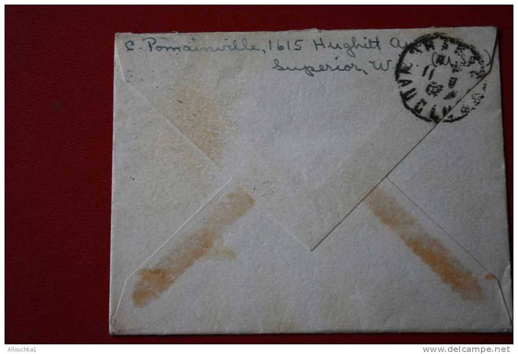 1937- MARCOPHILIE-LETTRE :DES USA ETATS-UNIS D' AMERIQUE: NEKOOSA - WISCONSIN - POUR : ORANGE -VAUCLUSE - 84 -FRANCE - - Souvenirs & Special Cards