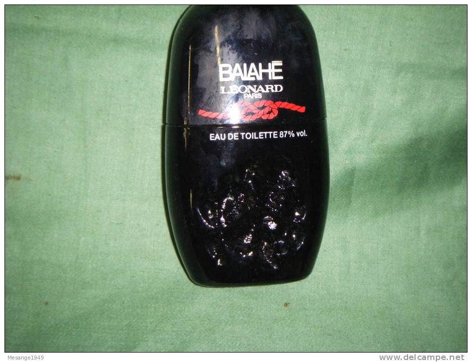 Flacon -eau De Toilette -vaporisateur-balahe -leonard Paris -50ml                     66/9104 - Bottles (empty)