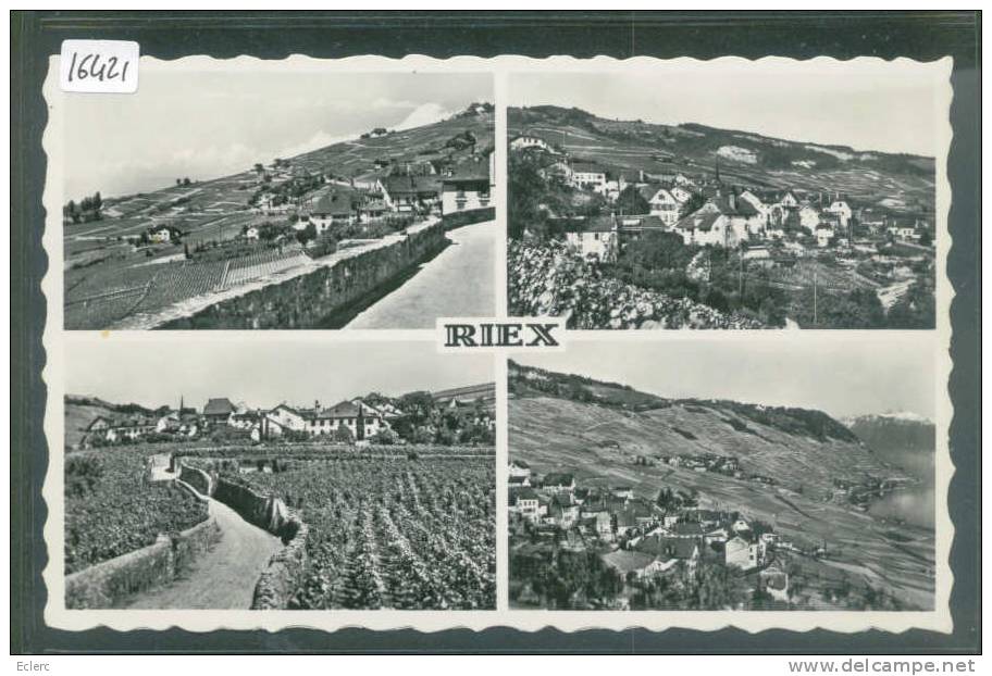 DISTRICT DE LAVAUX ///  RIEX - MULTIVUE   -  TB - Riex