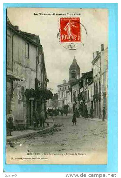 B - 82 - MOLIERES - Rue Du Faubourg - Arrivée De Cahors - Molieres