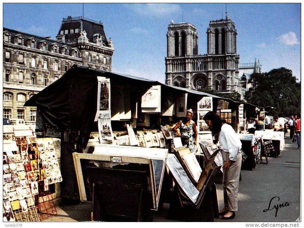 75 / PARIS / NOTRE DAME ET LES BOUQUINISTES / N 1467 - Petits Métiers à Paris