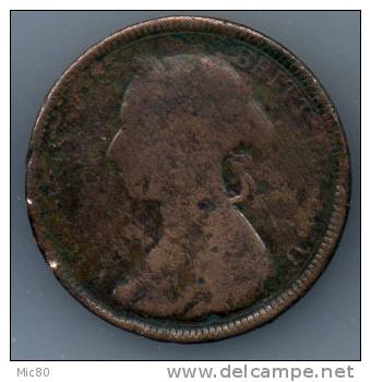 Grande-Bretagne Half Penny Victoria 1892 B- - C. 1/2 Penny