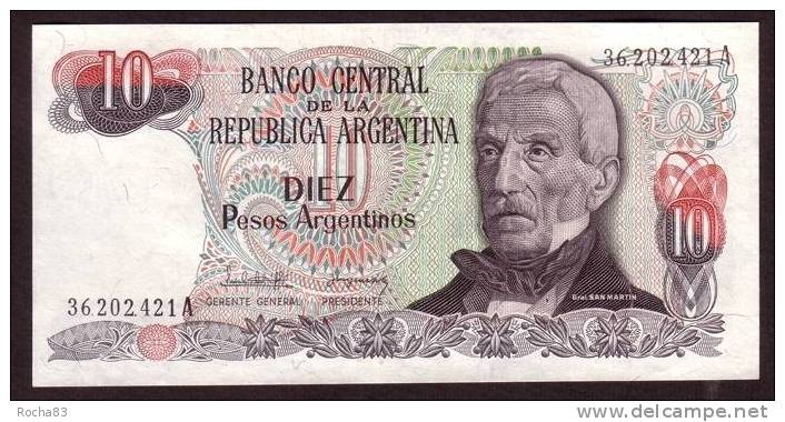 BILLET - ARGENTINE - 10 Pesos De 1983 - Pick 313 - Argentinien
