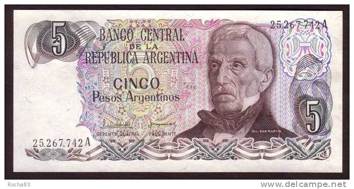 BILLET - ARGENTINE - 5 Pesos De 1983 - Pick 312 - Argentinien