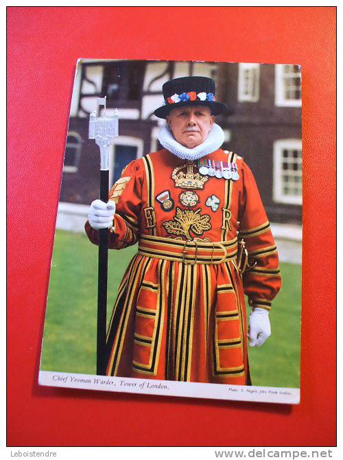 CPSM -1969- ANGLETERRE-THE YEOMAN WARDER,TOWER OF LONDON -CARTE EN BON ETAT. - Tower Of London