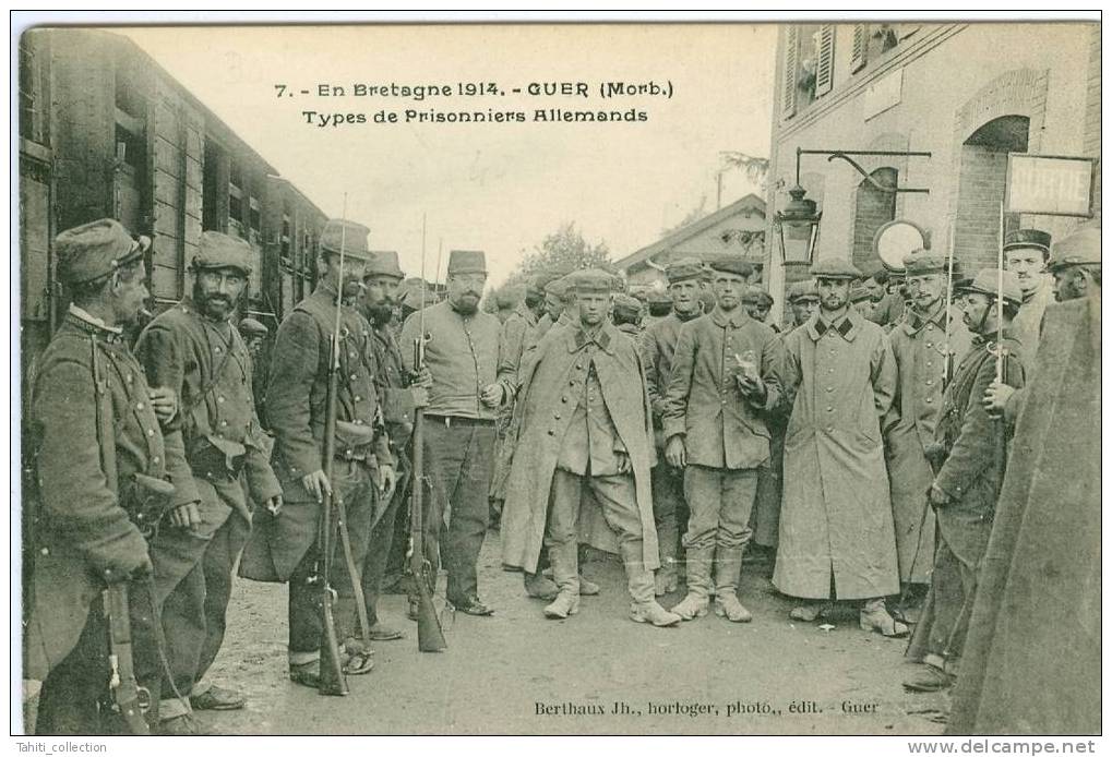 GUER - Types De Prisonniers Allemands - Guer Coetquidan