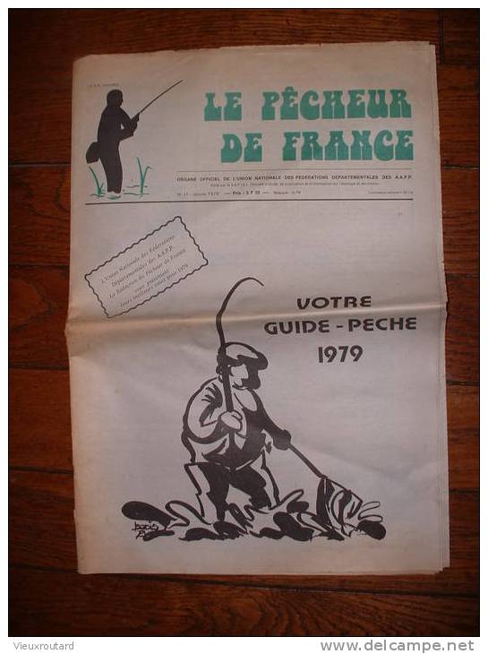 LE PECHEUR DE FRANCE N°11 - JANVIER 1979 - VOTRE GUIDE PECHE 1979 - Fischen + Jagen