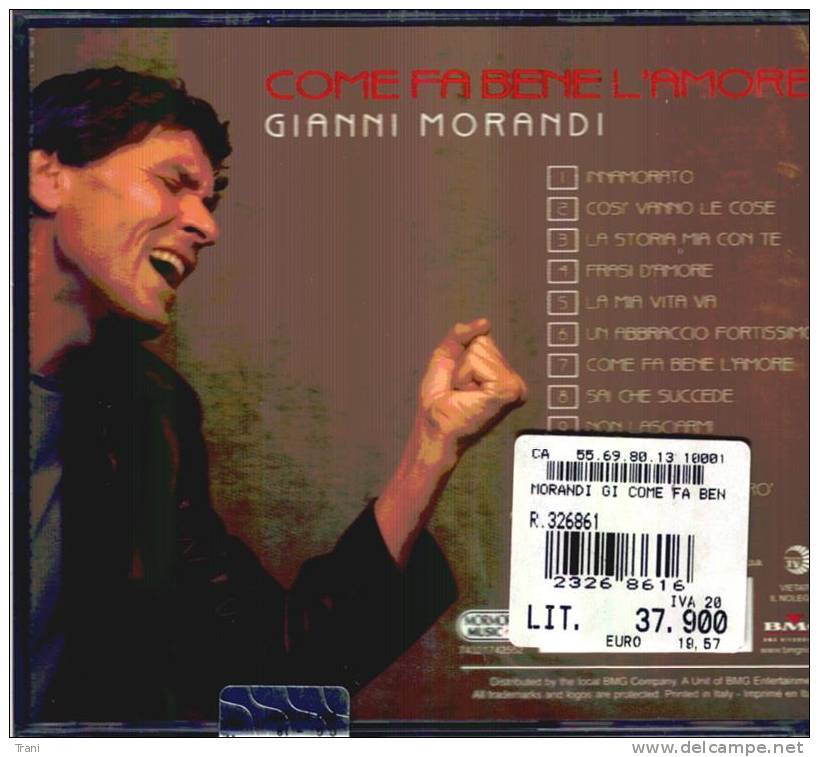 GIANNI MORANDI - COME FA BENE L'AMORE - Hit-Compilations