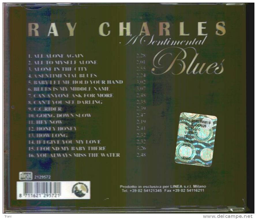 RAY CHARLES - A Sentimental Blues - Hit-Compilations