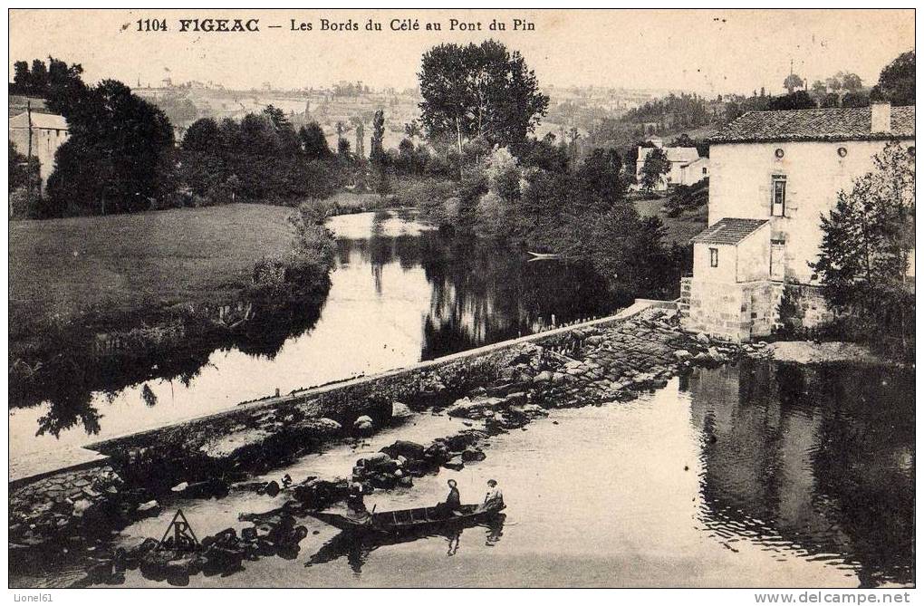 FIGEAC : (46) Les Bords Du Celé Au Pont Du Pin - Figeac