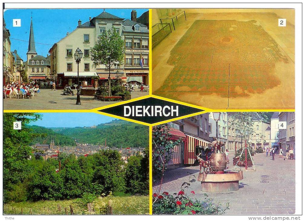 DIEKIRCH Carte 4 Vues - Diekirch