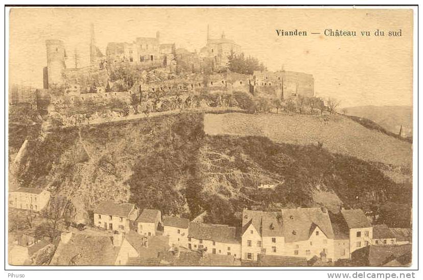 L487 : VIANDEN : Chateau , Vue Du Sud - Vianden