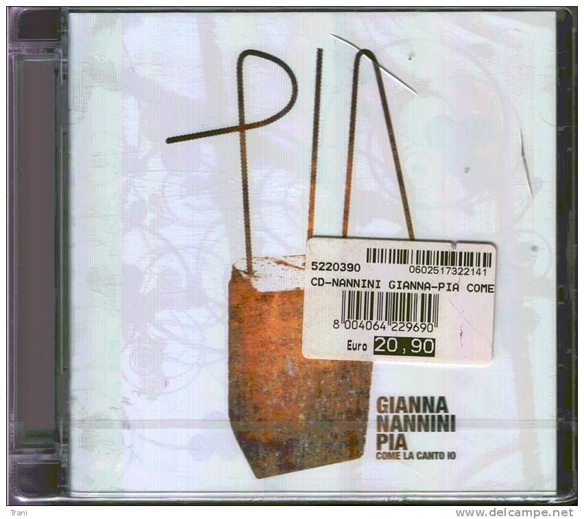 GIANNA NANNINI - PIA - Compilaties