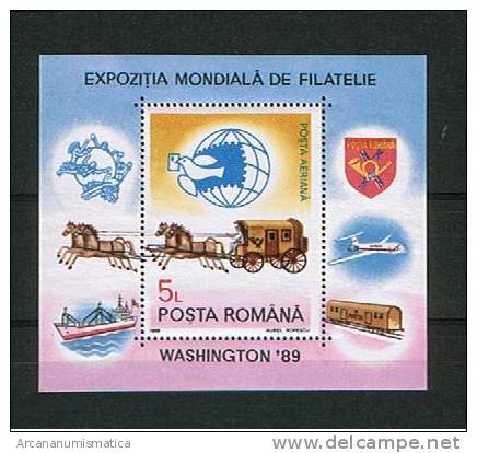 ROMANIA/RUMANIA  1.989   Y&t 206     Serie Completa EXPO MUNDIAL DE SELLOS       SDL-89 - Collections