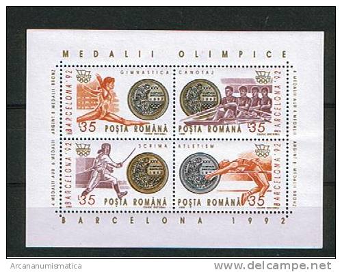 ROMANIA/RUMANIA  1.992   Y&t 225     Serie Completa MEDALLA  OLIMPICA   SDL-91 - Sammlungen