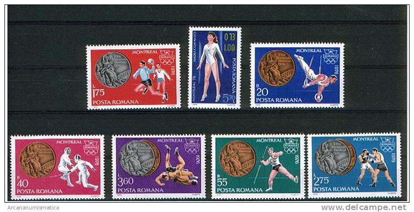 ROMANIA/RUMANIA     Y&t 2984/90    Serie Completa MEDALLA OLIMPICA         SDL-97 - Collections
