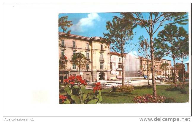 16165)cartolina Illustratoria  Avellino - Piazza Libertà E Palazzo Del Tribunale - Avellino