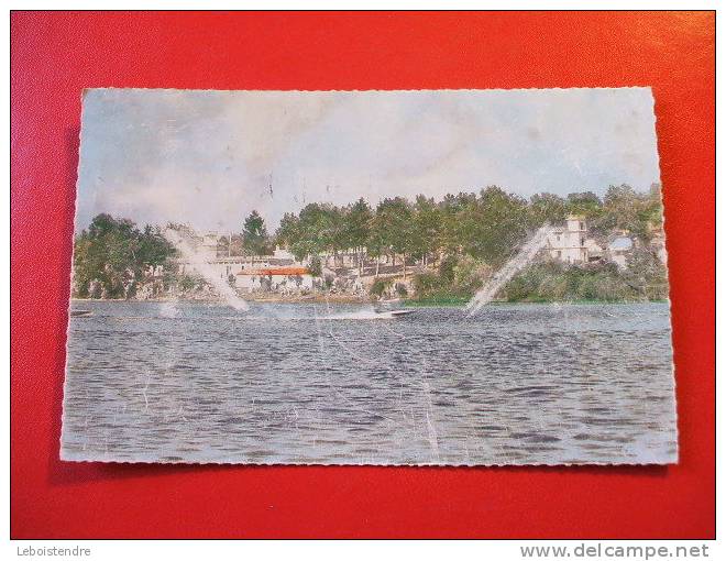 CPSM -(89-YONNE)   SAINT-FARGEAU-LAC DU BOURDON-LA COLONIE-CARTE EN MAUVAIS ETAT - Saint Fargeau