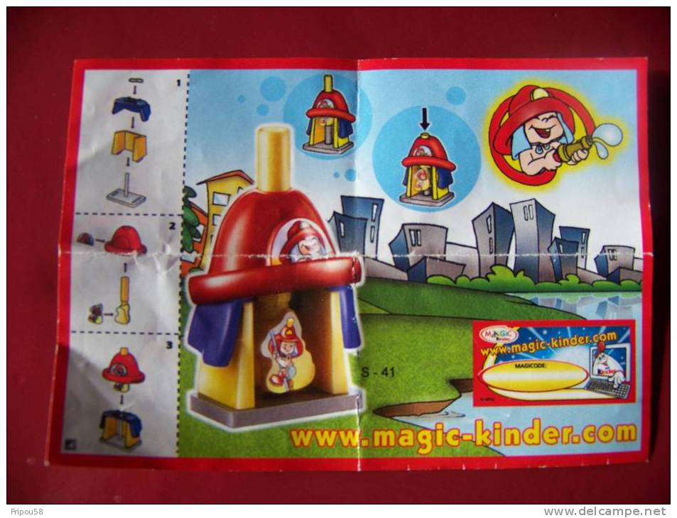 KINDER BPZ BEBES POMPIERS S41 - Notes