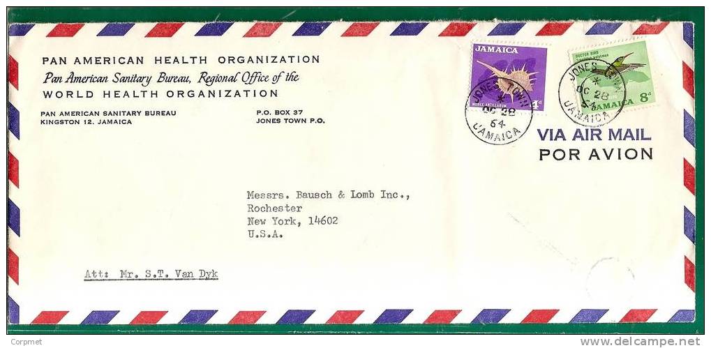 CONESHELLS + BIRDS - VF JAMAICA COVER From JONES TOWN To NEW YORK (reception At Back) - Conchas