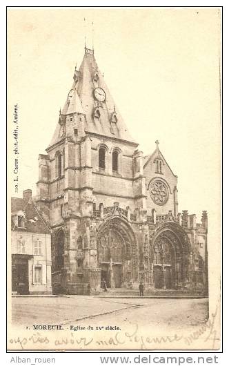 80 005 - MOREUIL - Eglise Du XVe Siecle (PIONNIERE) - Moreuil