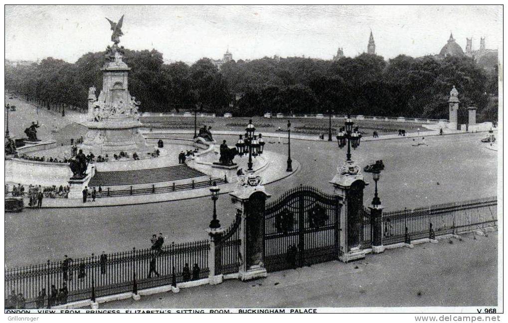 LONDON 1948 (wiew From Princess Elizabeth's Sitting Room BUCKINGHAM PALACE) - Buckingham Palace