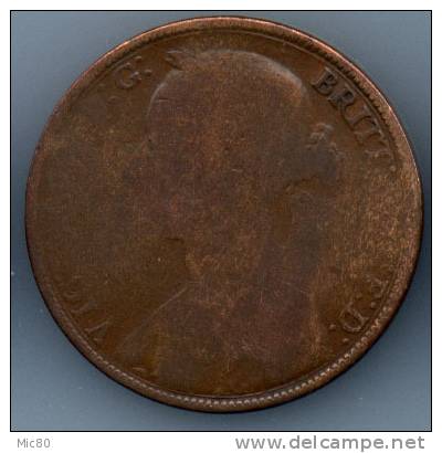 Grande-Bretagne 1 Penny Victoria 1892 B - D. 1 Penny