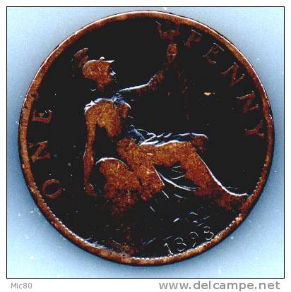Grande-Bretagne 1 Penny Victoria 1898 Tb - D. 1 Penny