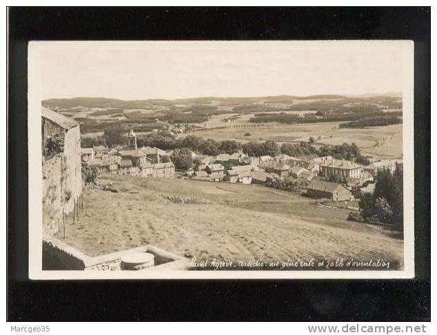 Saint Agrève Vue Générale & Table D'orientation édit.roche  Belle Cpsm - Saint Agrève