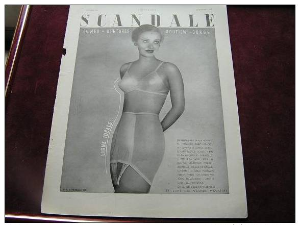 Pub De 1937 - Lingerie - SCANDALE - Reclame