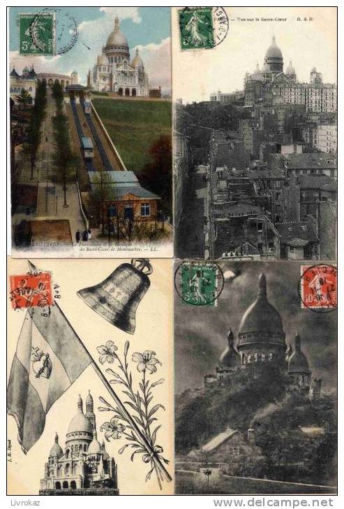 Lot De 25 CPA Du Sacré-Cœur De Montmartre à Paris. Lot N° 5 - 5 - 99 Cartoline