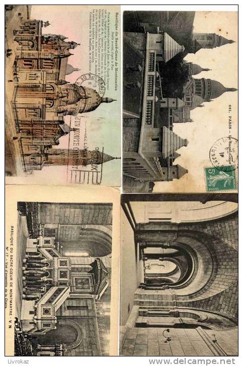 Lot De 25 CPA Et CPSM Du Sacré-Cœur De Montmartre (Paris). Lot N° 4 - 5 - 99 Cartoline