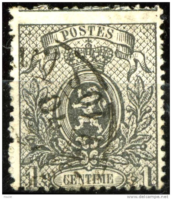 Belgien Mi.N°20 C Gestempelt Dent. 15;  1866,  Zeitungsmarken, Grau Oder Grauschwarz Oder Blaugrau :-)) - 1866-1867 Petit Lion (Kleiner Löwe)