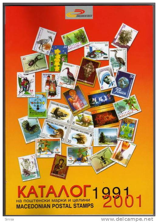 Macedonia / Books / Stamp Catalogue / Macedonian Stamps Catalogue 1991-2001 - Autres & Non Classés